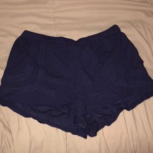 plum colored stretchy design short